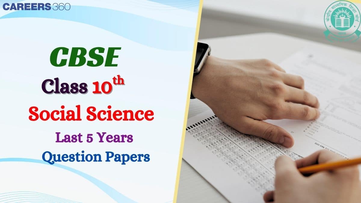 CBSE 10th Social Science Last 5 Years Question Papers 2025, 2024, 2023, 2022, 2021, 2020